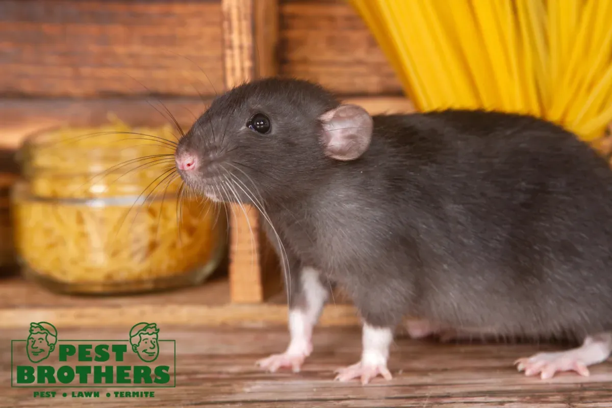 close photo of rat